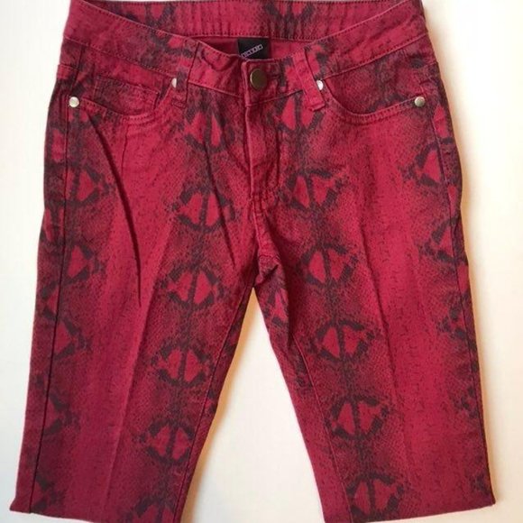 Decoded Red Skinny Jeans SZ. 1 - Picture 2 of 3